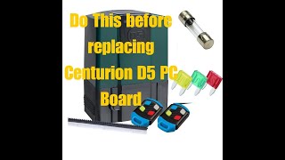 DONT REPLACE YOUR Centurion D5 PC Board YET Fix the Fuses First [upl. by Kalam413]