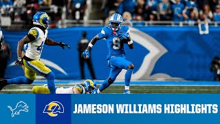 Jameson Williams best plays vs Rams  2024 NFL Season Week 1 [upl. by Clyde]