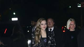 Amanda Seyfried Attends the Giorgio Armani Show in New York [upl. by Llenra]