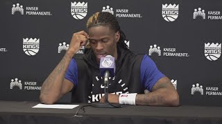 Keon Ellis Sacramento Kings vs Hawks  Post Game Interview 111824 [upl. by Odilia]