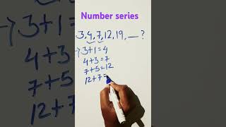 Number series reasoning tricksnumber seriesReasoning special viralvideo trending shortsfeed [upl. by Racklin354]