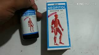 Neopitol massage oil review in hindiजोड़ो के दर्द को जड़ से ठीक करे। [upl. by Mian]