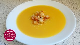 SOPA DE CALABACÍN  Receta fácil y deliciosa [upl. by Ydollem999]