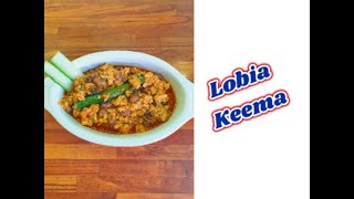 How to make Lobia Keema  Black eye beans shorts [upl. by Aicela]