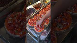 Loaded Hot Pizza in Pune streetfood viralvideo reels pizza za [upl. by Eahsan]