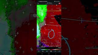 Tornado warning Elburn Illinois  71424 [upl. by Fauch]