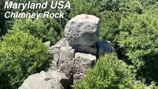 Maryland Thurmont Chimney Rock Trail Frederick USA [upl. by Pevzner442]