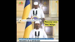 Point de presse du président du Tchad à lannonce de lannulation des accords militaires avec la 🇨🇵 [upl. by Celesta]