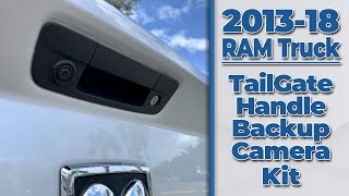 20132018 Ram Truck  Backup Rear Camera Upgrade  Easy Plug amp Play Install [upl. by Girardo112]