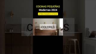 Cocinas Pequeñas Modernas 2024 [upl. by Aleb578]