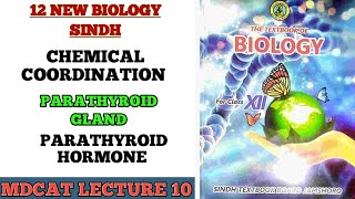 PARATHYROID GLAND  PARATHYROID HORMONE  CLASS 12 NEW SINDH BIOLOGY BOOK  MDCAT LECTURE [upl. by Daile]