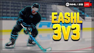 🔴LIVE  NHL 25 EASHL 3V3  Grind to Div 1 [upl. by Alikam37]