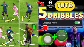 Comment Dribbler sur eFootball 2024 mobile  Faire des Dribbles sur eFootball 2024 Pes 2024 mobile [upl. by Deer214]