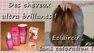 CHEVEUX  Comment avoir les cheveux brillants Gamme Luminizer  Gelée Eclaircissante LOréal [upl. by Ettevets]