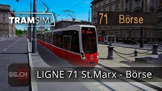 TramSim Vienna FR  Lets Play  Ligne 71 direction Börse et update 18 [upl. by Nahsor]