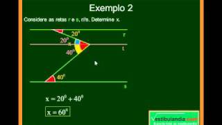 Matemática  Aula 33  Geometria Plana  Definições Preliminares  Parte 4  Final [upl. by Assillam]