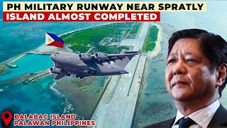 BREAKING Military Runway of US and PH EDCA Site Near Spratly Island Almost Complete [upl. by Htrow]