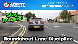 Roundabout Lane Discipline  Learn to drive Intermediate skills [upl. by Amikan]