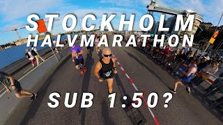 Stockholm Halvmarathon 2023  Sub 150 [upl. by Ynna254]