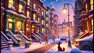 Christmas In New York  Christmas Jazz Ambience For Studying  3 Hours [upl. by Dietz]