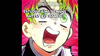 Estudiar un dia antes del examen🤓☝️ kimetsunoyaiba mitsurikanroji identificarse ccno mios [upl. by Anitsua]