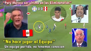 quotQUISPE NO ES CUEVAquot PERIODISTAS PERUANOS REACCIONARON ASI A PERU VS PARAGUAY 00 HOY [upl. by Sudderth]