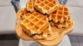 Galettes belge recette classique food cooking french waffle quick stepbystep recipe [upl. by Ruben456]