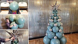 Balloon Christmas Tree Without Stand [upl. by Bergeman]