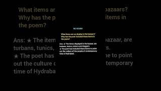 What items are on display in the bazaars Why has the poet included these items in the poem [upl. by Aisilef]