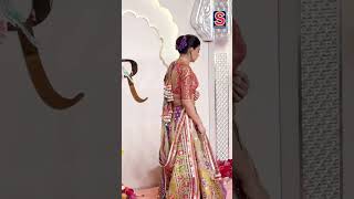 Suhana Khan In a Beautiful MultiColoured Lehenga for Lagan Vidhi  N18S  Ambani Wedding [upl. by Ydollem358]