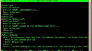 Installing and configuring CUPS [upl. by Puklich]