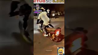 watch till end 🤣💗 ll raideraru bikergirl viral shorts [upl. by Alhahs]