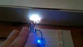 3 LEDs  blinking speed depends on ambient light [upl. by Osyth]