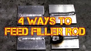 TFS TIG Simple  4 Ways to Feed Filler Rod [upl. by Luehrmann]