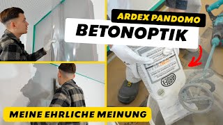 BETONOPTIK Spachteltechnik von ARDEX IM TEST Pandomo W3 [upl. by Aniz835]