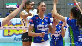 Superliga Feminina de Vôlei 2019  2020  Itambé Minas x Dentil Praia Clube [upl. by Stoneham968]