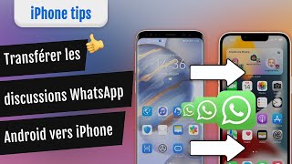 Comment transférer les messages WhatsApp Android vers iPhone  iPhone 1616 pro et dautres modèles [upl. by Hploda]