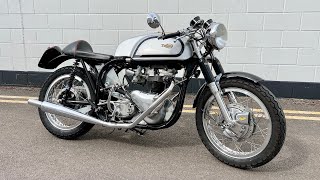 Triton Cafe Racer 650cc 1960  For Sale at We Sell Classic Bikes [upl. by Ainar994]