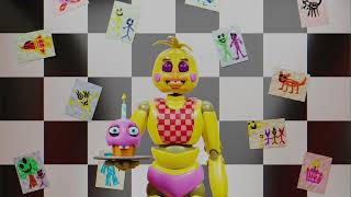 Toy chica on stage  blender horror animation  custom model [upl. by Heyman]