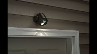 Easy Install Mr Beams Mini LED Wireless Motion Sensor Spotlight MB300MB310 [upl. by Bendix912]