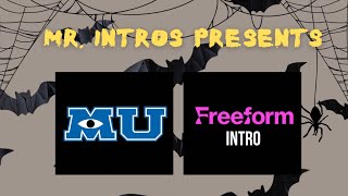 Monsters University  Freeform Intro 102724 Intro 146 NO COPYRIGHT INTENDED [upl. by Mikaela]