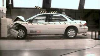 1996 Chrysler ConcordeDodge IntrepidEagle Vision NHTSA Frontal Impacts [upl. by Euridice]