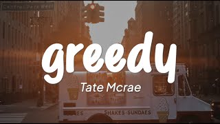 Tate Mcrae  Greedy Lirik [upl. by Annaili]