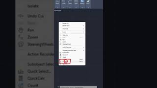 autocad 1  right click  how to extend the right click menu  default menu edit menu  CUI [upl. by Jaime]