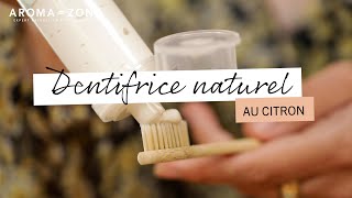 Recette DIY  Dentifrice naturel au Citron [upl. by Cower]