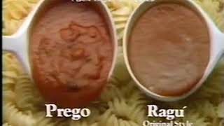 1991 Prego Spaghetti Sauce Commercial [upl. by Stefan]