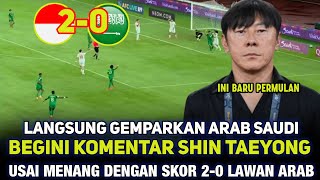 LANGSUNG GEMPARKAN KUALIFIKASI PIALA DUNIA ❗KOMENTAR SHIN TAEYONG LANGSUNG JADI SOROTAN ❗ [upl. by Nare]