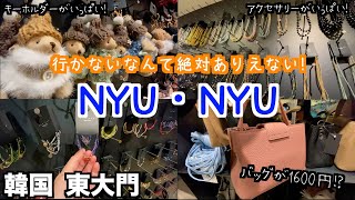 【韓国旅行🇰🇷東大門】韓国激安アクセサリーショップといえばここ！「nyu nyu」を紹介！アクセサリーバッグキーホルダなどなど本当にこんな値段でいいの！？大量買い間違いなし！ [upl. by London]