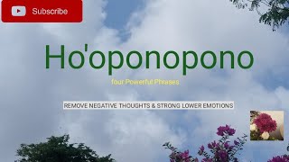 Hooponopono powerful Phrases Making Things Right Remove Negative Thought Heal lower emotions [upl. by Hplodur]