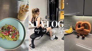 Getting Back in the Gym Making Healthy Chocolate Bars  JERSEY CITY VLOG [upl. by Bates]